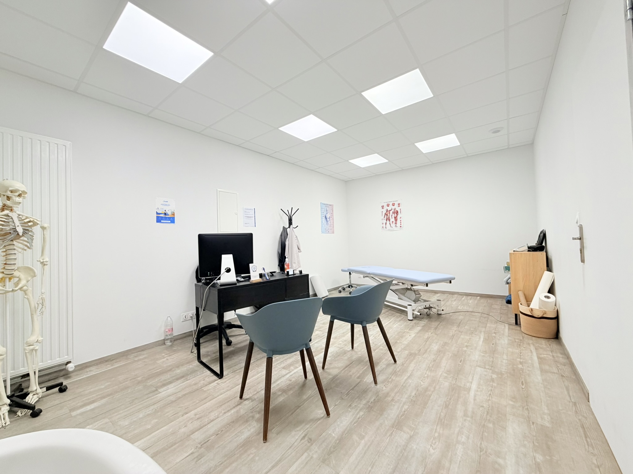 Salle de soin du cabinet d'ostéopathie de Boivre-la-Vallée